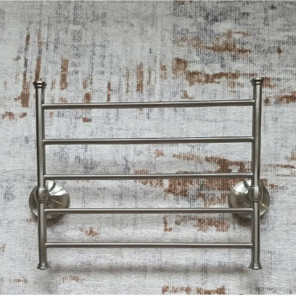 Pottery Barn Brayden Satin Nickel Magazine Newspaper Book Holder New In Open Box